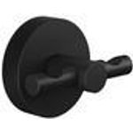 tesa Mantelhaken 40564-00000-00 MOON BLACK Anzahl der Haken: 2 (B x H x T) 50 x 53 x 65 mm Metall Schwarz (matt) 1 St. (40564-00000-00)