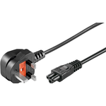 Microconnect PE090805 Stromkabel Schwarz 0,5 m Netzstecker Typ G C5-Koppler (PE090805)