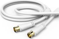 Hama SAT-Anschlusskabel, Quick-F-St. - Quick-F-St., vergoldet, 3,0 m, 100 dB (00205035)