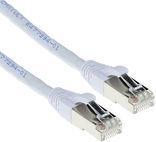 ACT White 10 meter LSZH SFTP CAT6A patch cable snagless with RJ45 connectors CAT6A S/FTP LSZH SNG WH 10.00M (FB7310)