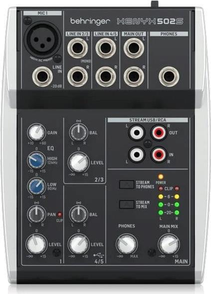 Behringer XENYX 502S - analoger Audiomischer (27001015)