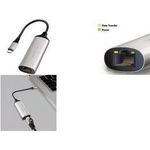 LogiLink USB-C/M 3.2Gen1 zu RJ45/F 5G Gigab. Ethern.Adapter (UA0456)