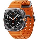 Samsung Galaxy Watch Ultra 47 mm LTE Titanium Gray Marineband Orange 64 GB Smartwatch EU-Version (SM-L705FZA2EUE) (geöffnet)