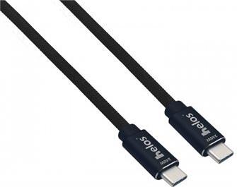 Helos Hi-Speed Ladekabel USB 2.0 240W Type-C PREMIUM Stecker 1.0m - Digital/Daten (372344)