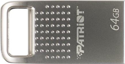 Patriot FLASHDRIVE Tab200 64GB Typ A USB 2.0, mini, Aluminium, silber (PSF64GT200S2U)