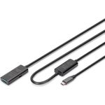 DIGITUS Aktives USB 3.2 Gen1 5G Verlängerungskabel, USB-C - USB-A, 10m (DA-73111)
