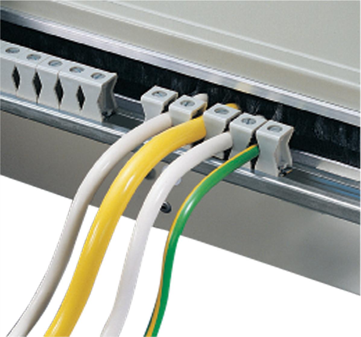 SCHROFF Klemmschellen für 19\"-Verteilerbox - NTS KLEMMSCHELLE 14STK (21190753)