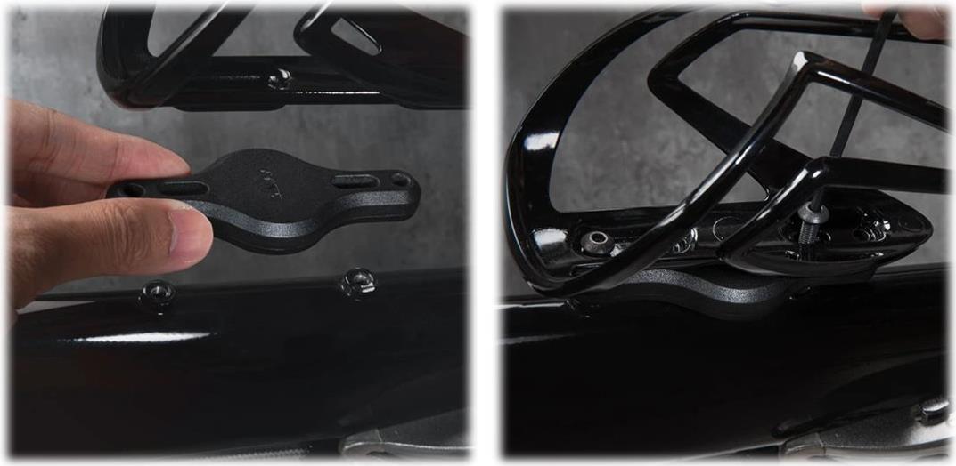 LAUT Bike Tag Bottle Mount Halterung für Apple AirTag Schwarz