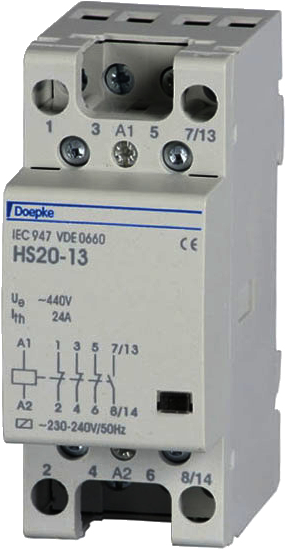 DOEPKE Inst.Schütz HS25-40/230V 4S 25A 230V HS25-40/230V (09980408)