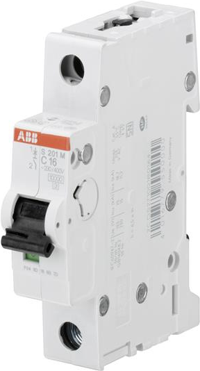 ABB Sicherungsautomat C6A S201M-C6 pro M comp. 10kA 1-polig C-Charakt. S201M-C6 (2CDS271001R0064)