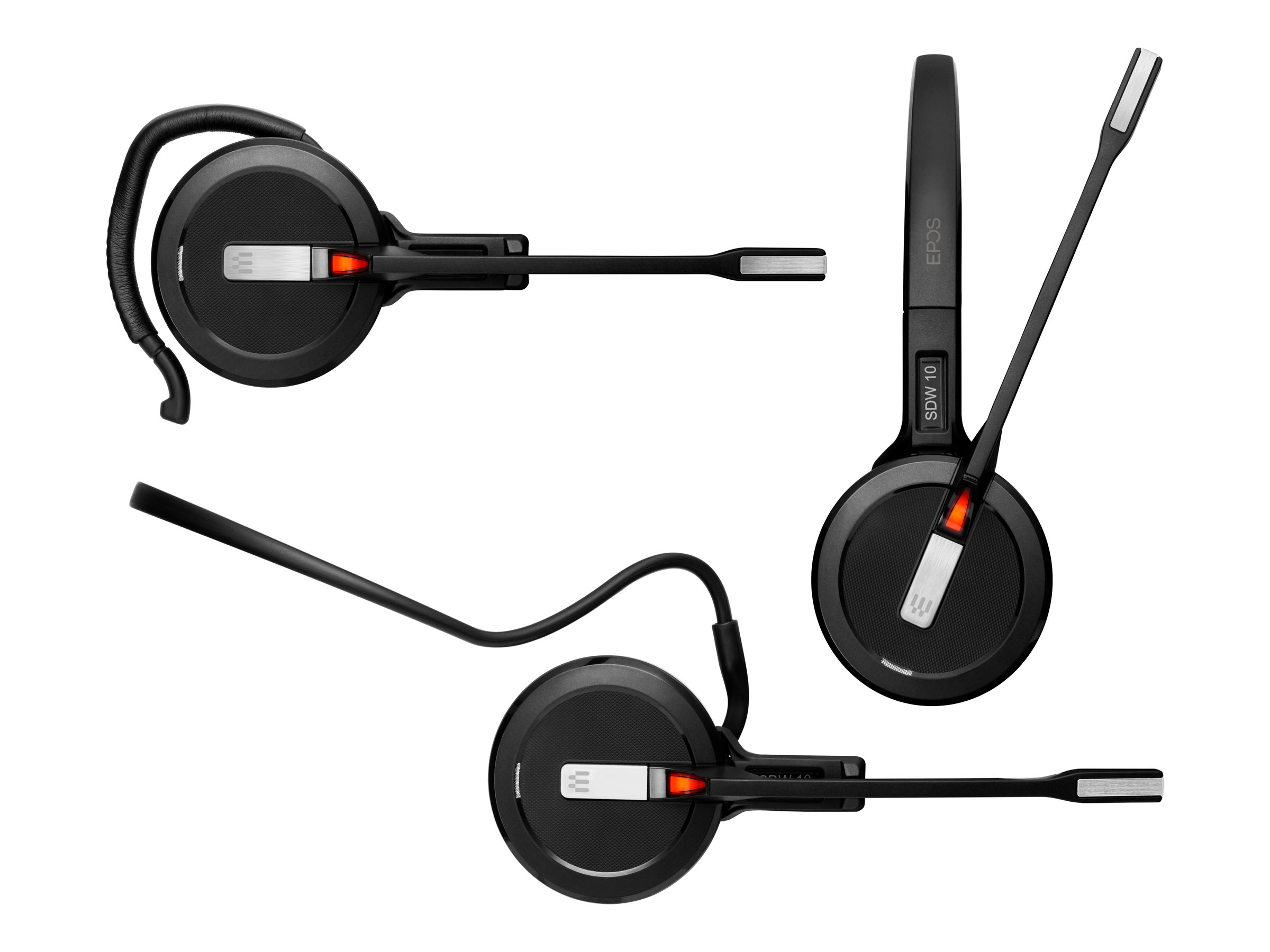 EPOS IMPACT SDW 5016T DECT Monaural On-Ear Headset Microsoft Teams Zertifiziert Schwarz