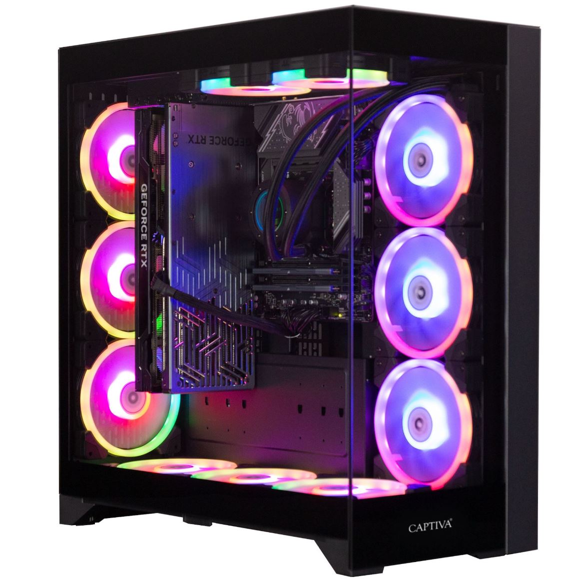 Captiva Highend Gaming PC R90-270 Ryzen 9 9900X3D RTX 5080 64 GB RAM 4 TB SSD