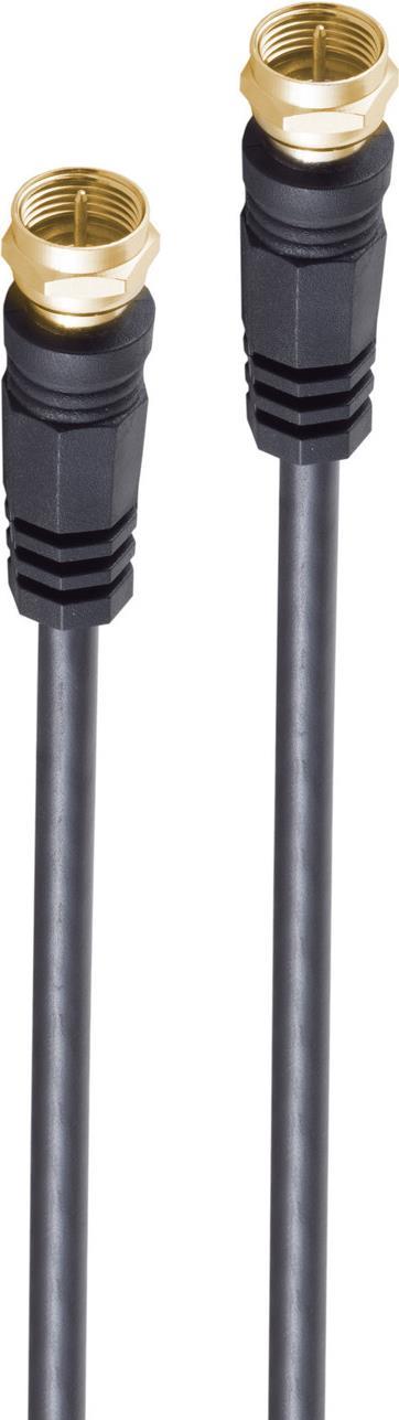 shiverpeaks BS80094-G-128CP-S Koaxialkabel 3,75 m F Schwarz (BS80094-G-128CP-S)