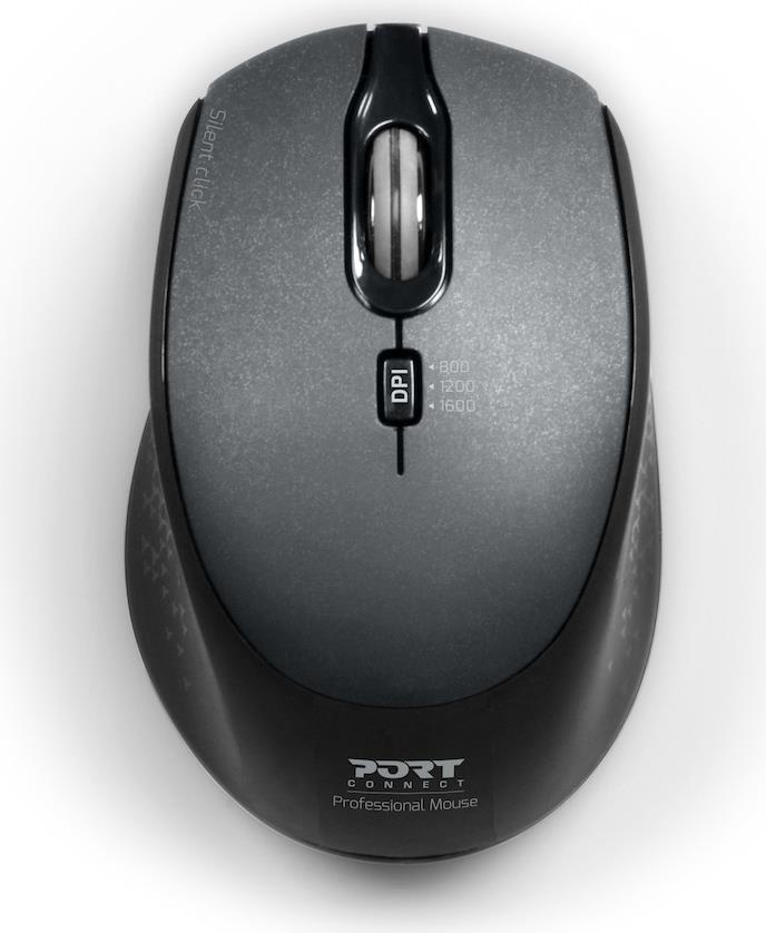 Port MOUSE OFFICE PRO SILENT WIRELESS - BLACK (900713)