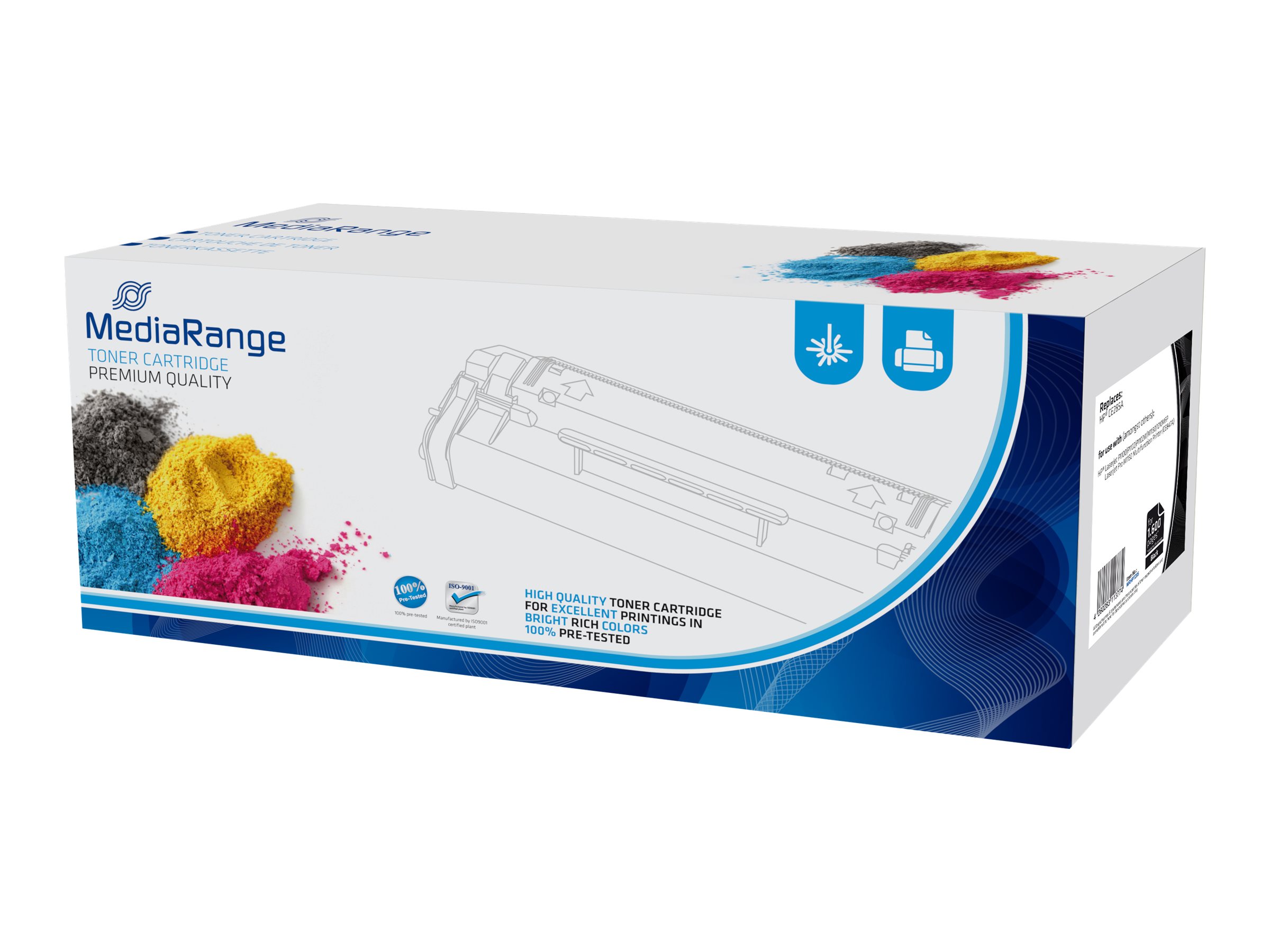 MediaRange MRHPTCE410A Tonerpatrone Schwarz