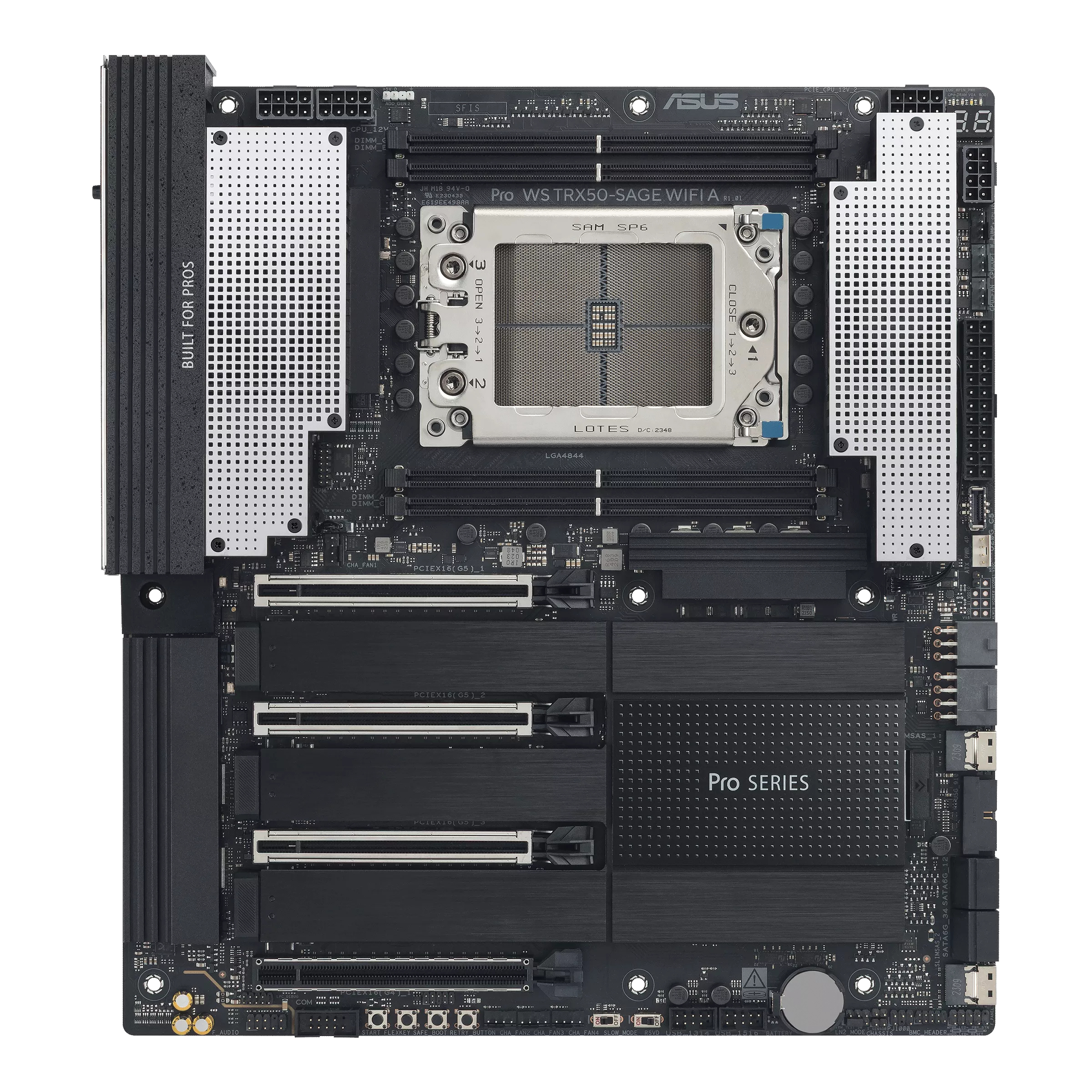 ASUS PRO WS TRX50-SAGE WIFI A Mainboard SSI CEB Socket sTR5 WiFi 7 DDR5 Schwarz