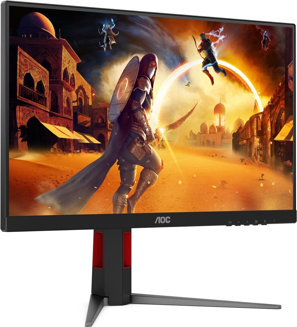 AOC 24G4HA, Gaming-Monitor - (60.5 cm (23.8 Zoll), schwarz (matt), FullHD, Fast-IPS, Adaptive-Sync, G-Sync kompatibel, 200Hz Panel)(TFT/LCD) [Energieklasse E] (24G4HA)