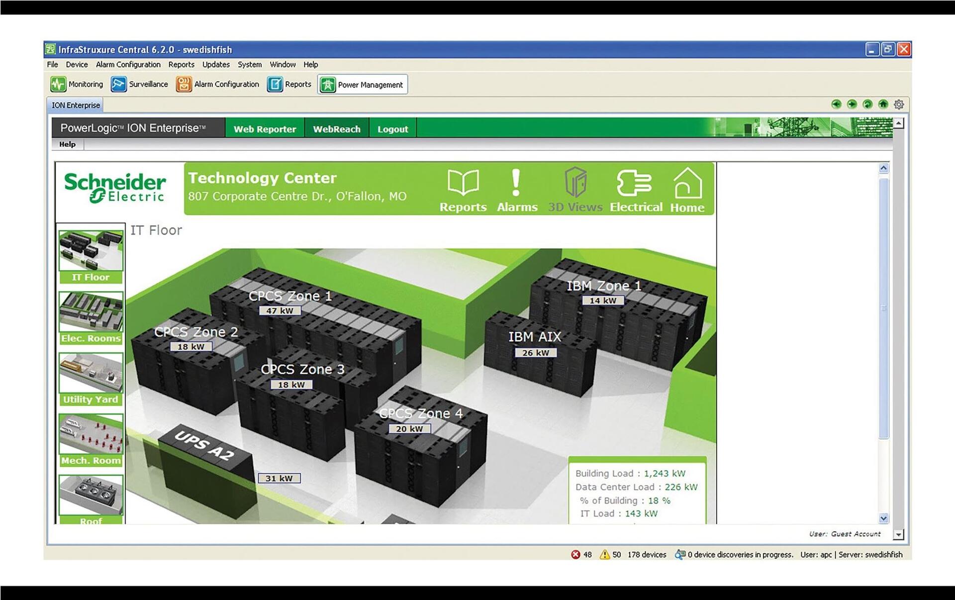 APC InfraStruXure Central Lizenz 25 Knoten