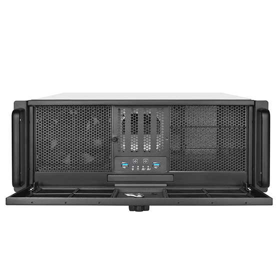 SilverStone RM400 4U Rack Server-Gehäuse Schwarz