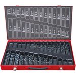 KS TOOLS Werkzeuge-Maschinen GmbH HSS-R Spiralbohrer-Satz, 230-tlg, 1-13mm (330.1650)