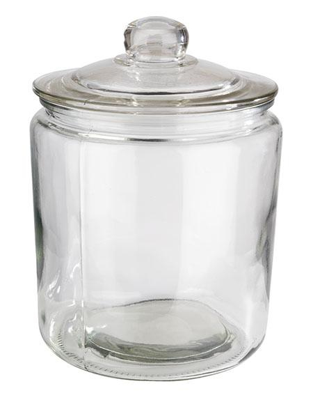 APS CLASSIC Vorratsglas 4 l inkl. Glasdeckel mit Dichtung, Transparent