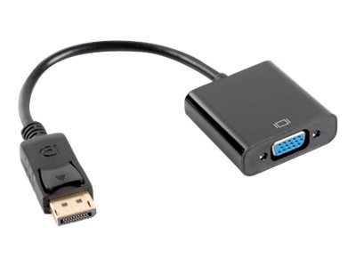 Lanberg AD-0002-BK DisplayPort zu VGA Adapter Schwarz