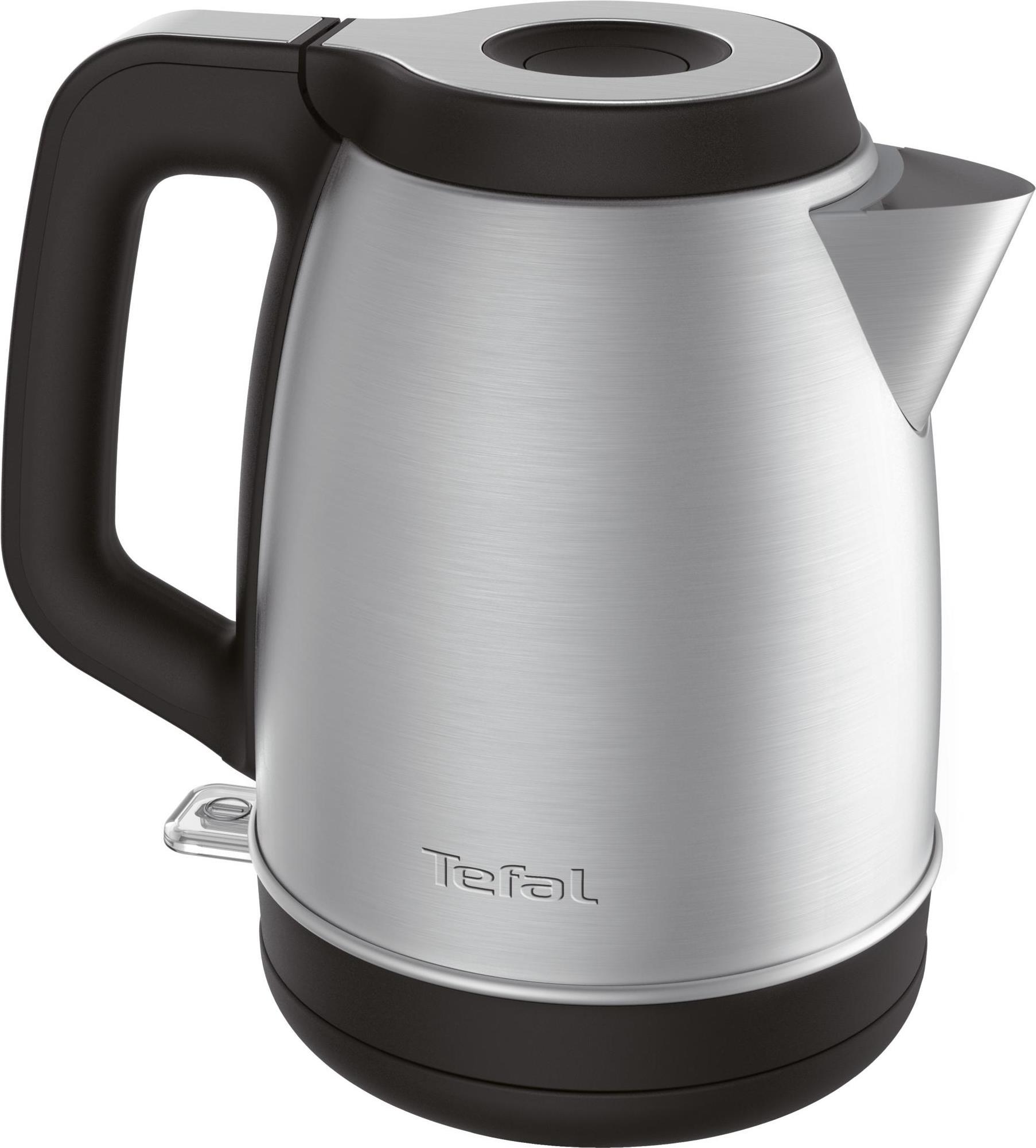 Tefal KI280D Wasserkocher 1,7 l Schwarz - Edelstahl 2400 W (KI 280D)