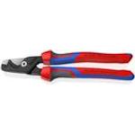 KNIPEX StepCut XL Kabelschere 95 12 225 rot/blau Länge 225mm (95 12 225)