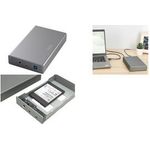 DIGITUS USB 3.0 Festplattengehäuse 3.5" SATA 16TB Aluminium - Digital/Daten (DA-71106-1)