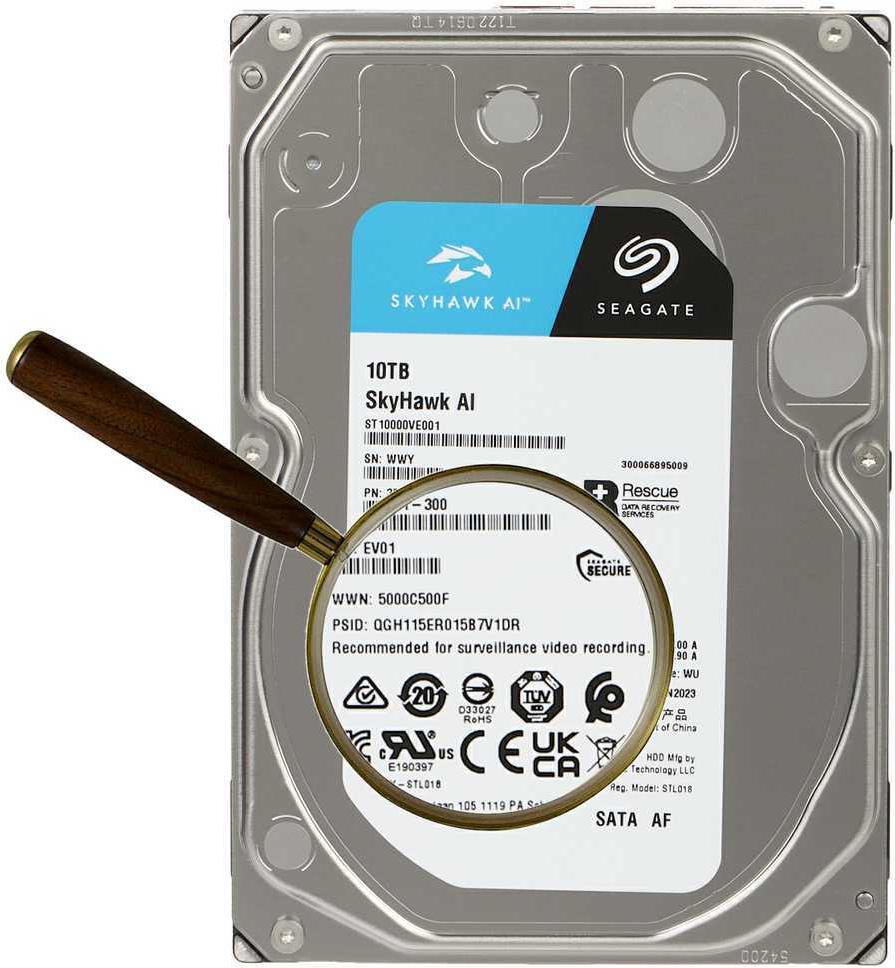 Seagate SkyHawk AI ST10000VE001 10 TB SATA 6Gb/s 256 MB Cache 3.5"
