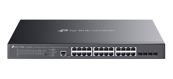 TP-Link Omada SG3428XMPP V1.8 24-Port Managed PoE++ Switch Grau