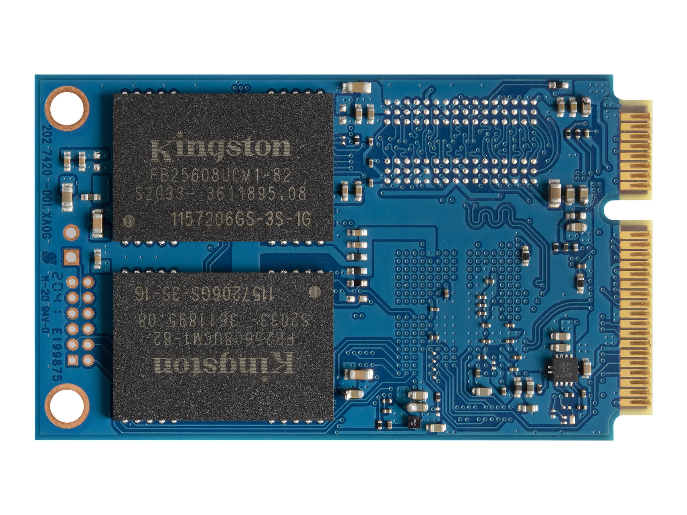 Kingston KC600 mSATA SSD 512 GB SATA 6Gb/s 3D TLC
