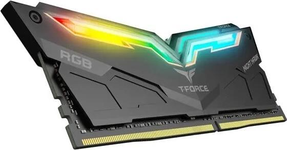 Team Group T-FORCE Night Hawk RGB 32GB Speichermodul 2 x 16 GB DDR4 3200 MHz (TF14D432G3200HC16CDC01)
