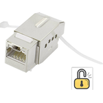 Renkforce RJ45-Einbaumodul mit Verriegelungsfunktion Keystone CAT 6a KSV10 (RF-4848594)