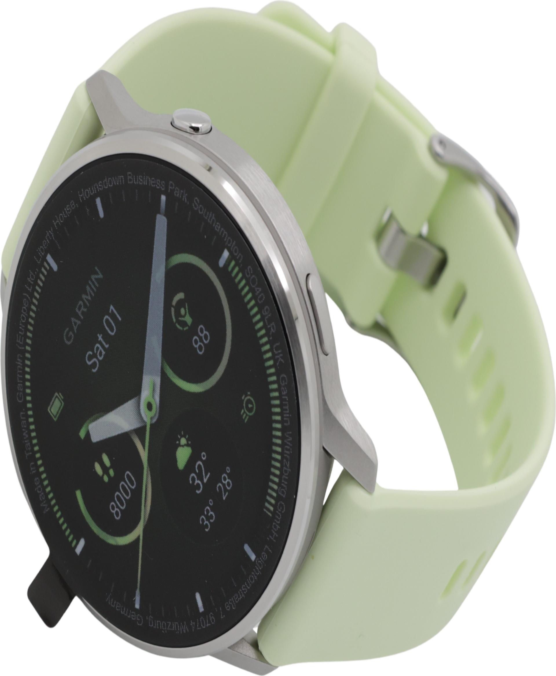 Garmin Venu 4 Smartwatch 45 mm AMOLED 1,4" 8 GB Silber