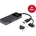DeLOCK Adapter USB3.0 to 4K HDMI + VGA (64085)