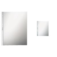 LEITZ Prospekthülle Super Premium, A4, PVC, glasklar, 0,08mm Hartfolie, oben offen, dokumentenecht, Lochung: 80-80-80 mm (4734-00-00)
