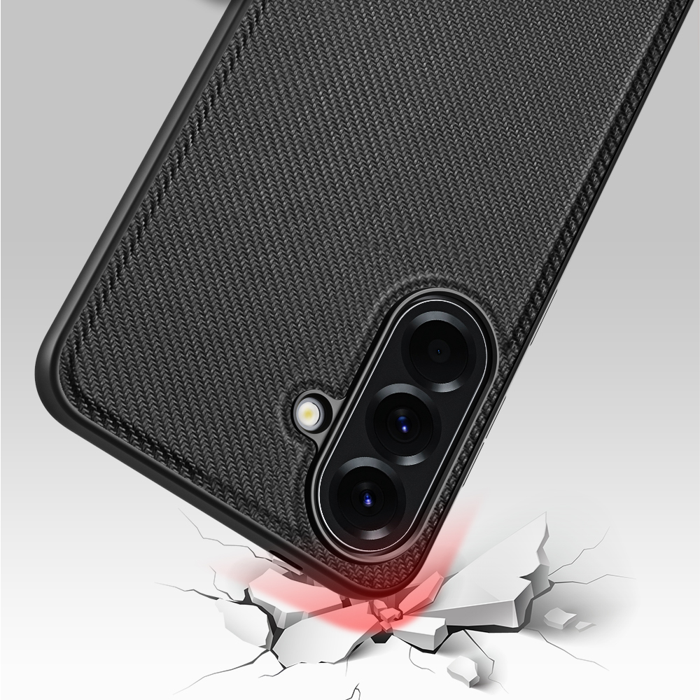 Nevox StyleShell NYLO Handyhülle für Samsung Galaxy A57 5G, 6.7", Schwarz