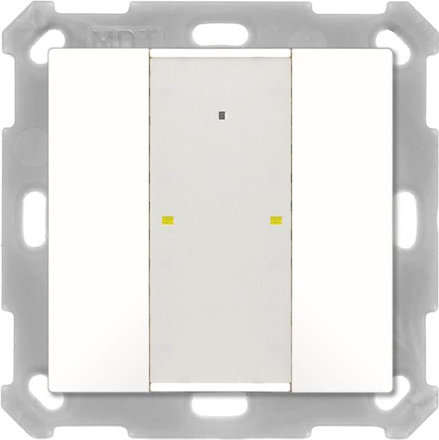 MDT technologies Taster Plus TS 55 2-fach Reinweiß glänzend BE-TA55T2.G2 (BE-TA55T2.G2)