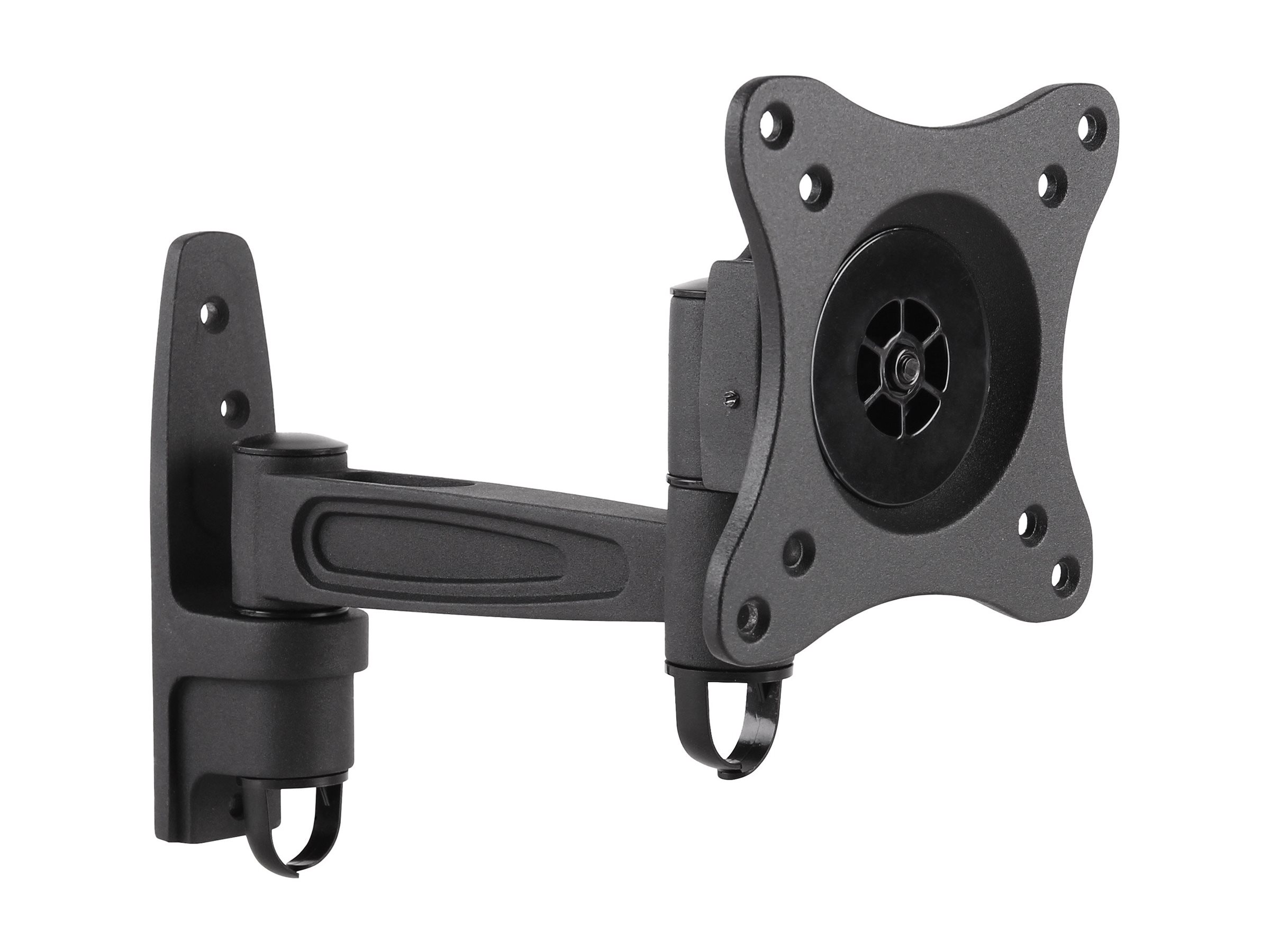 InLine Wandhalterung 23106D für Monitore bis 27" max. 15 kg einteiliger Arm Schwarz