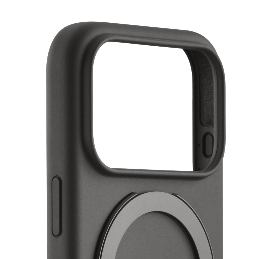 White Diamonds Mag Urban Stand Case Handyhülle für Apple iPhone 17 Pro, Schwarz