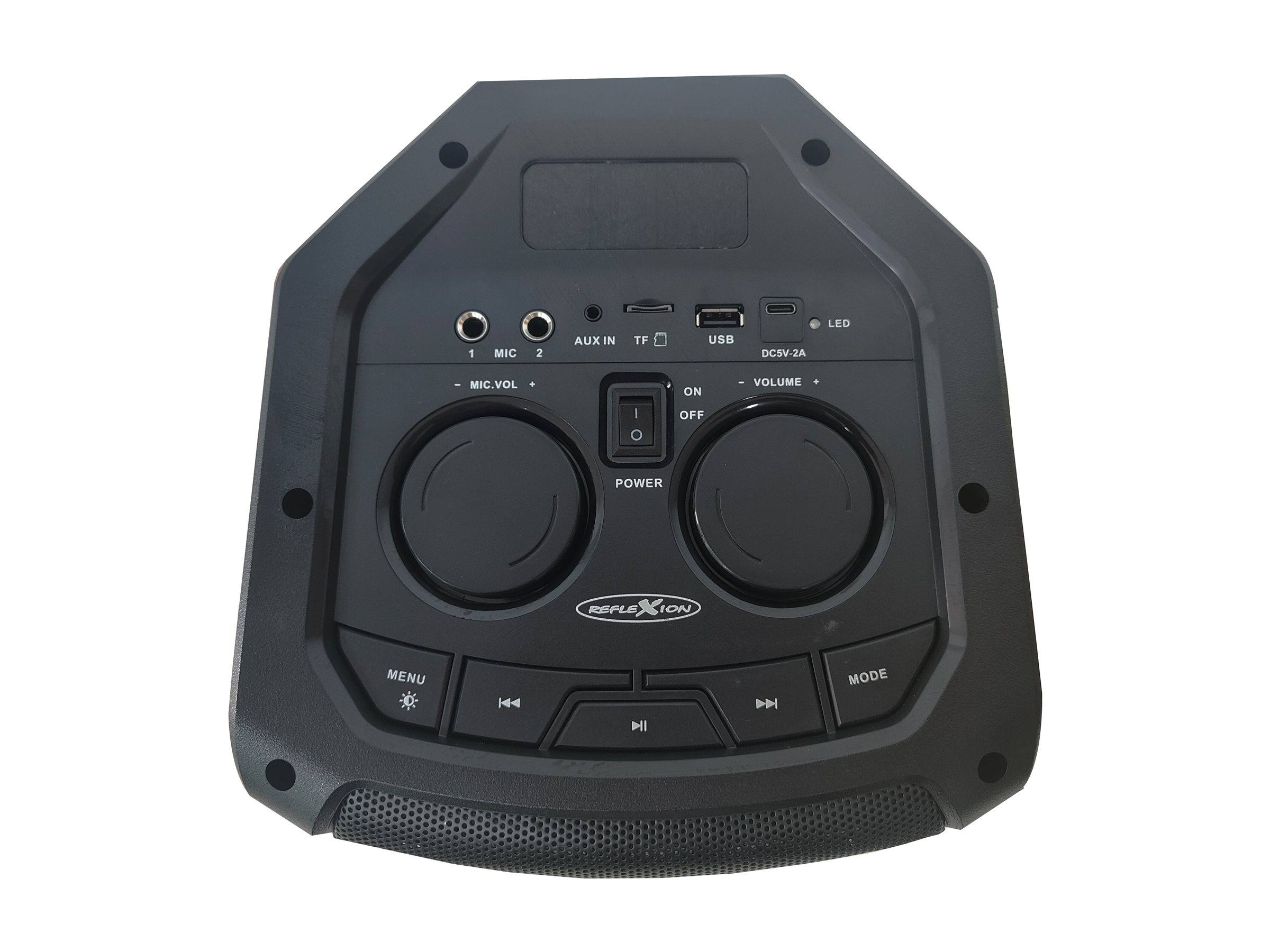 Reflexion PS09BT Party-Lautsprecher 500W Bluetooth Schwarz