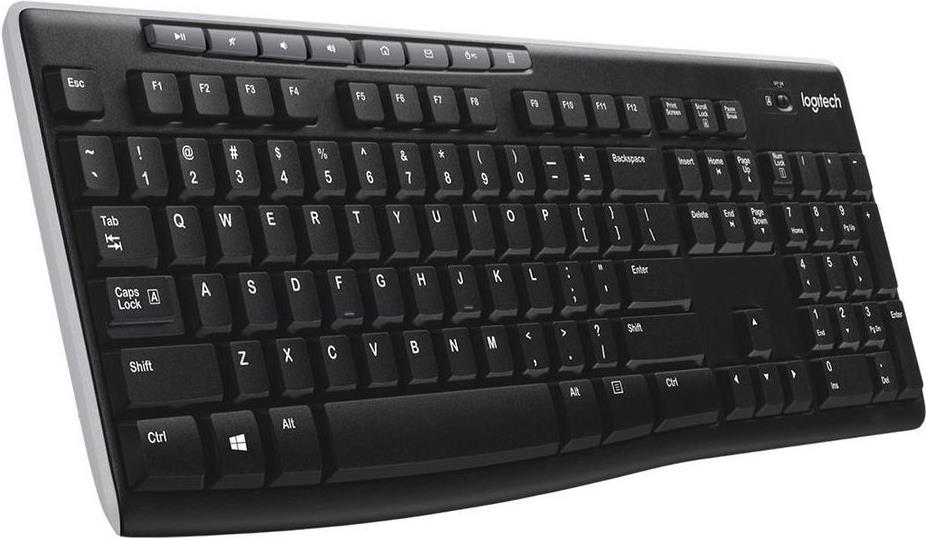 Logitech Wireless Keyboard K270 Kabellose Tastatur QWERTY Schwarz