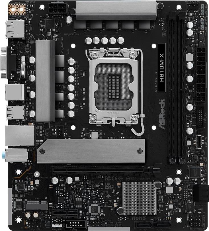 ASRock MB Intel 1851 H810M-X (90-MXBS4-A0UAYZ)