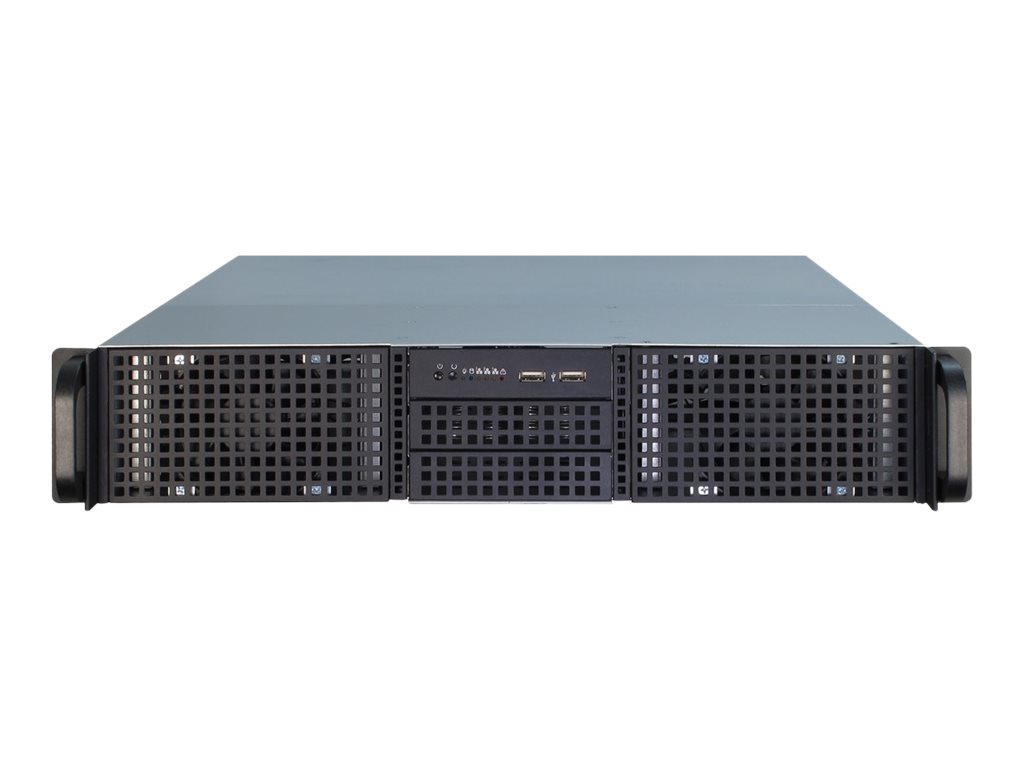 Inter-Tech IPC 2U-20248 2U Rack-Gehäuse E-ATX Schwarz