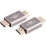 S/CONN maximum connectivity HDMI-A Adapter, HDMI-A Stecker, 8K, Metall (10-01055)