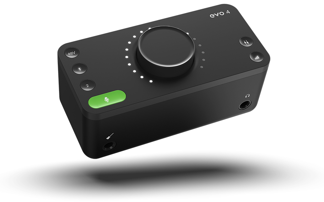 Audient EVO 4 USB-Audio-Interface 2x2 USB Typ-C Schwarz