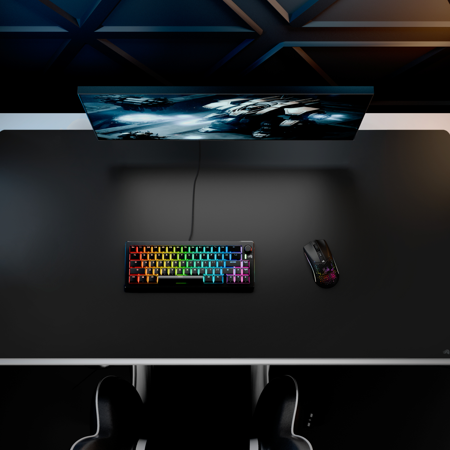 Glorious Mouse Pad 2 3XL Gaming-Mauspad Edgeless Cloth Schwarz