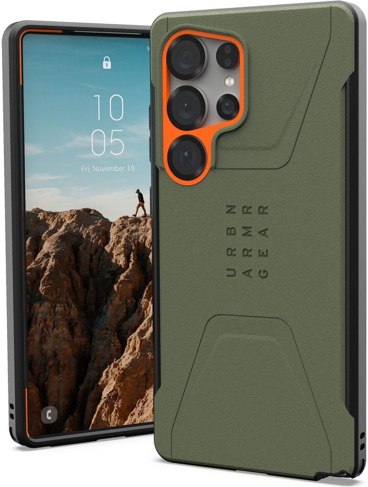 Urban Armor Gear UAG Sams Harry Civilian wMgnt Olv Drb/Or (214473117297)