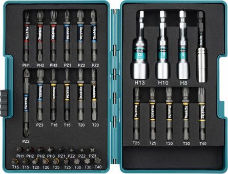 MAKITA E-26179 - Torsion Bit-Set Impact Premier für Akku-Schlagschrauber DTD153 & DTD157 (38-teilig) (E-26179)